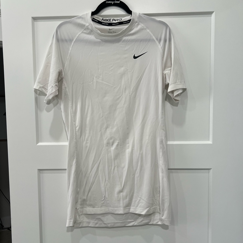 Nike Pro White Dri-FIT Top
